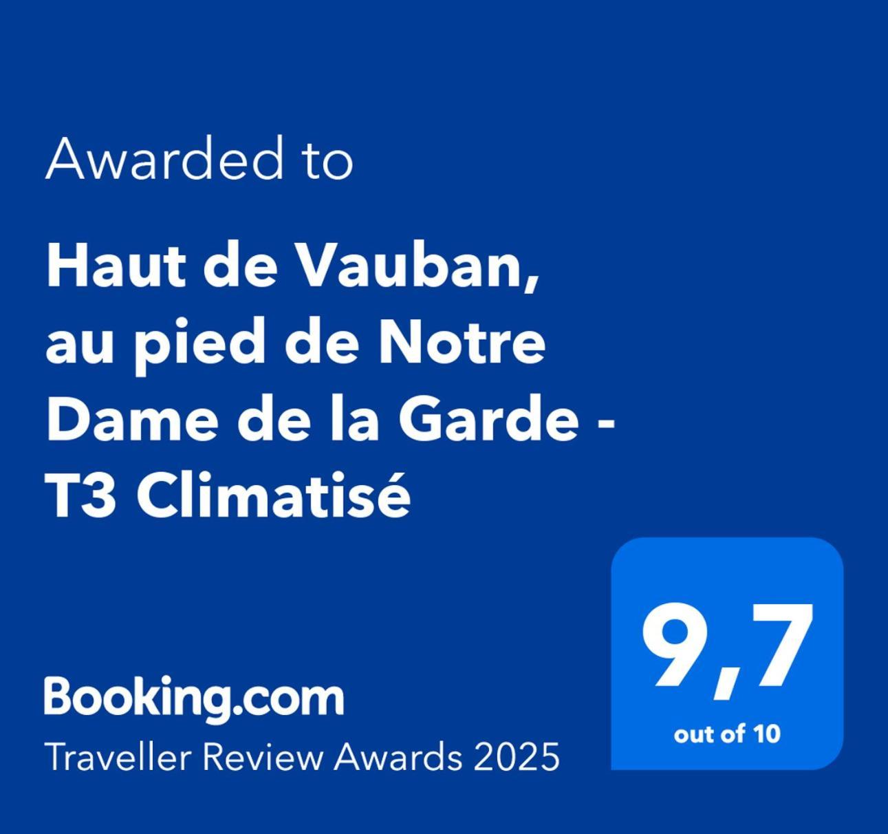 Haut De Vauban, Au Pied De Notre Dame De La Garde - T3 Climatise Marseille Eksteriør billede